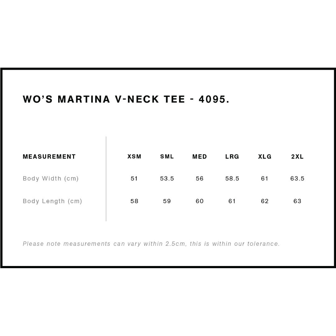 4095 AS Colour Wo's Martina V Neck Tee