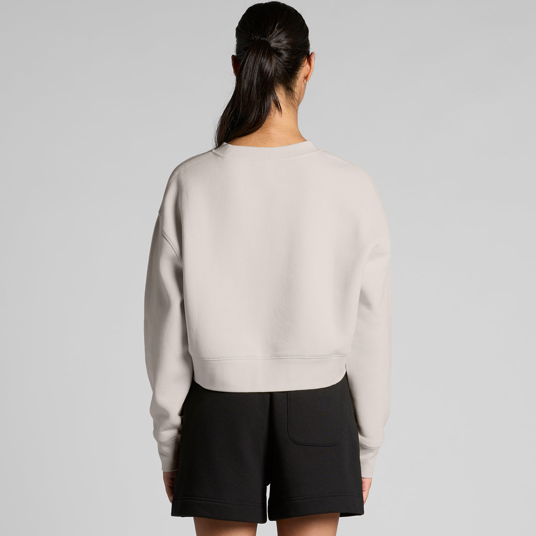 4169 Wo's Relax Crop Crew Jumper