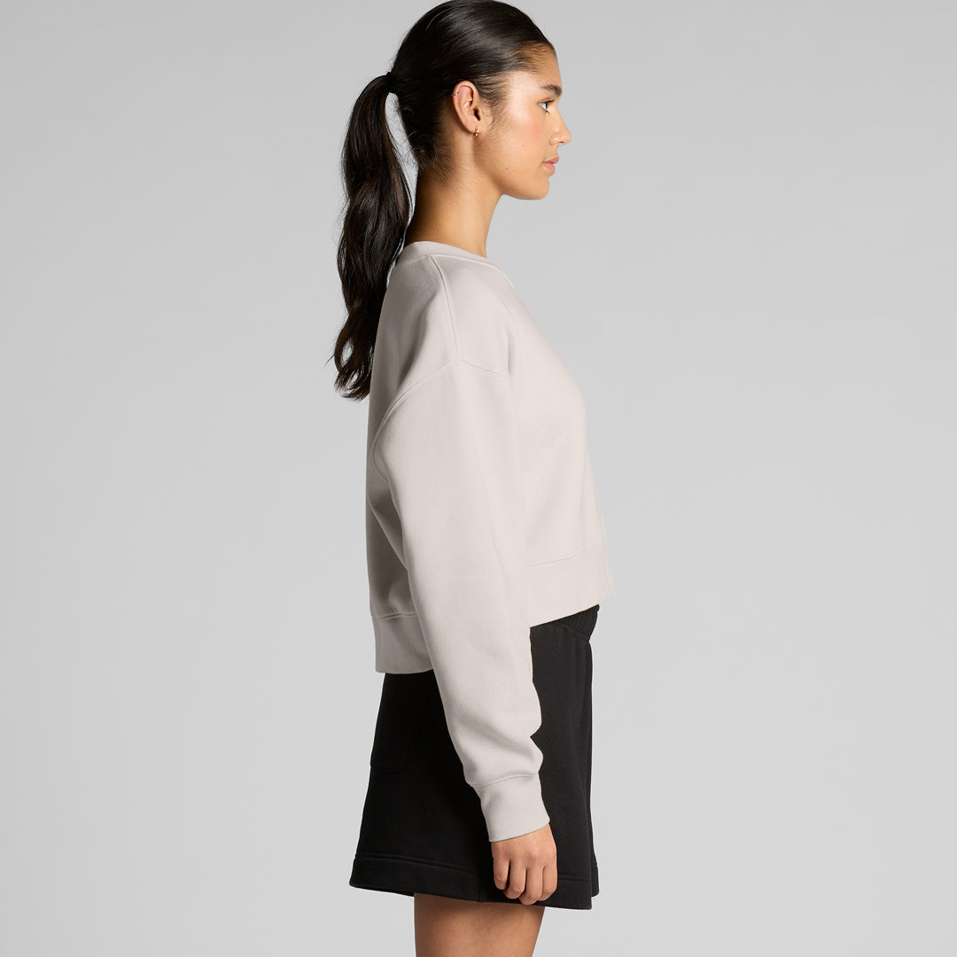4169 Wo's Relax Crop Crew Jumper