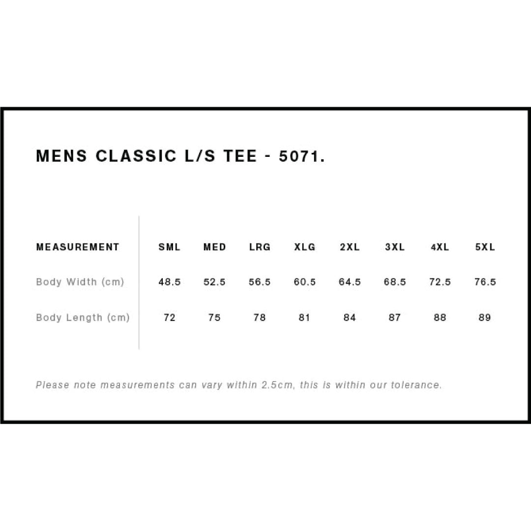 5071 AS Colour Classic Tee Long Sleeve