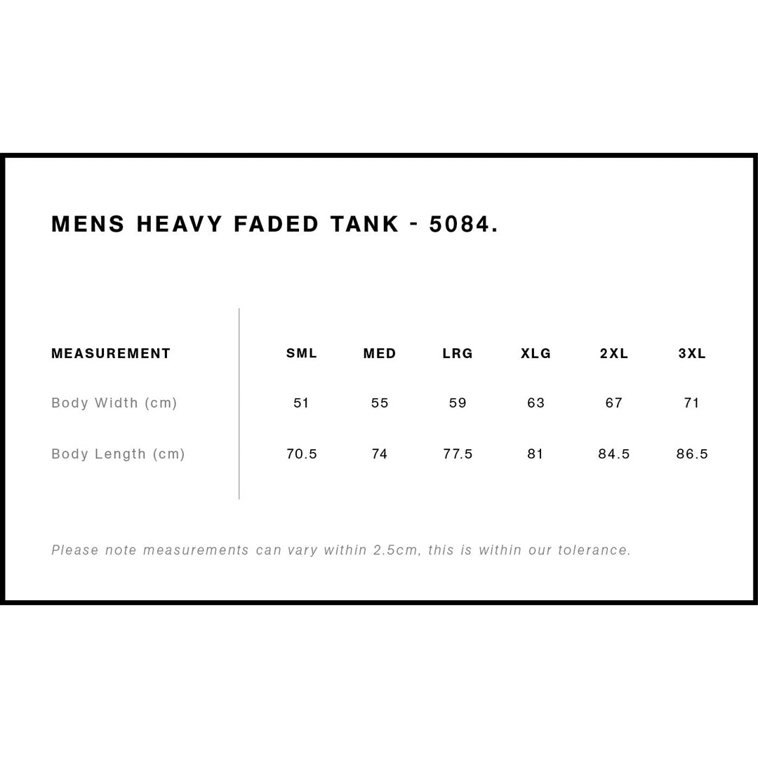 5084 AS Colour Heavy Faded Tank