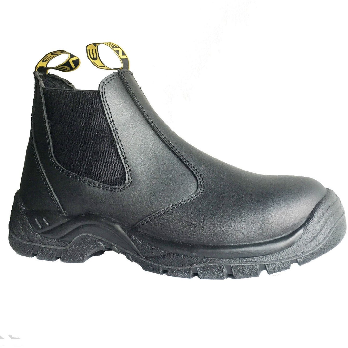 Toughmate 6289 Steel Toe Cap Work Boots - Black Smooth