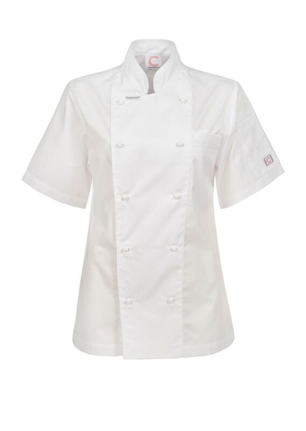 CJL22 Women's Lightweight Executive Short Sleeve Chefs Jacket