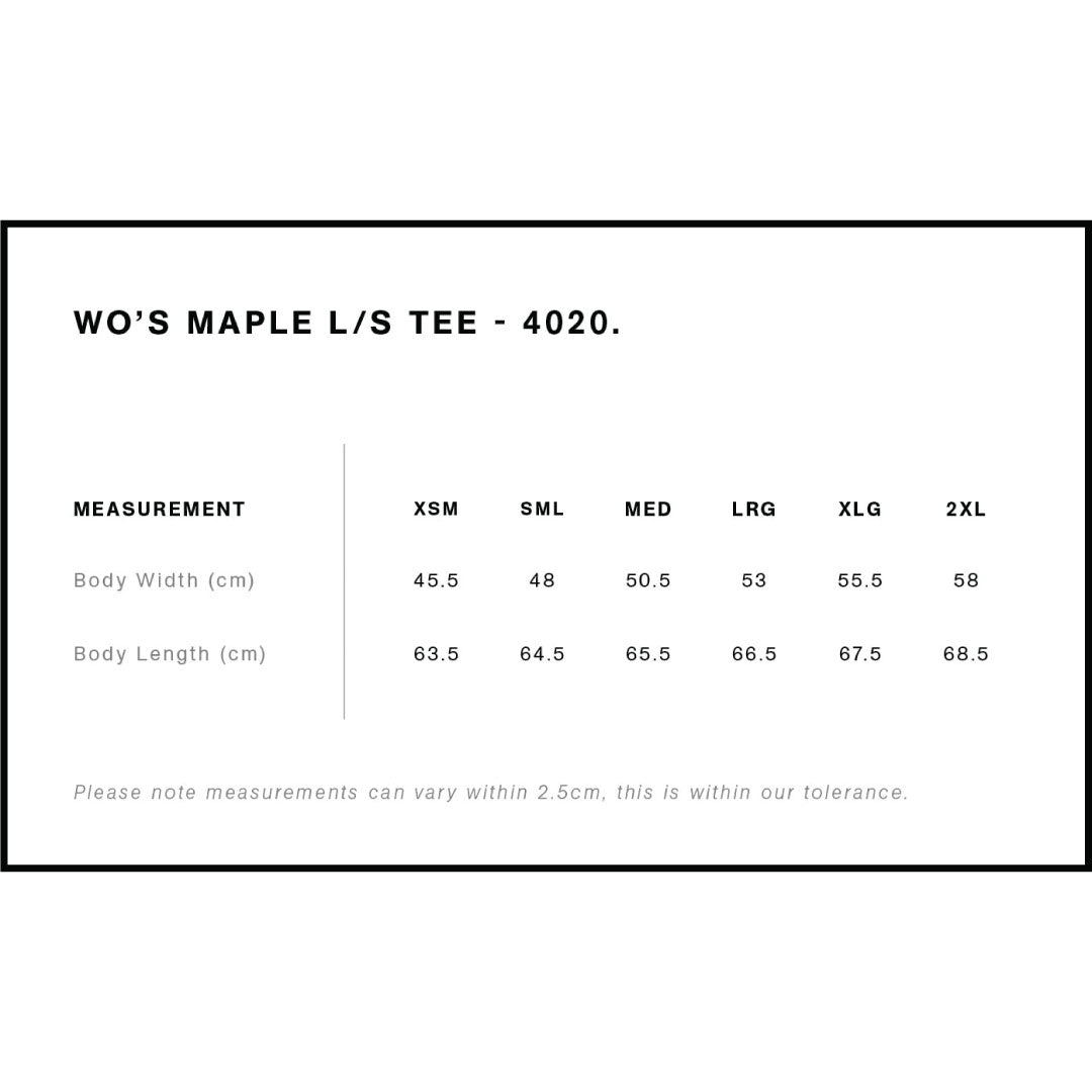 4020 AS Colour Wo's Maple Tee