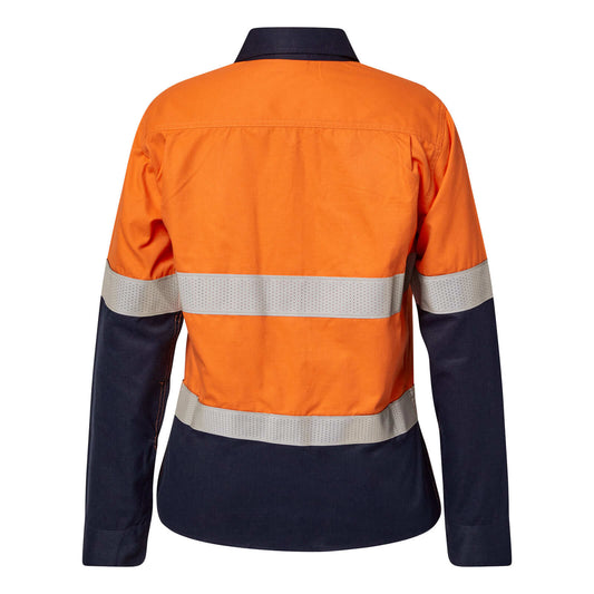 FSL016A Womens HRC2 Inherent Hi Vis Reflective Shirt With Gusset Sleeves