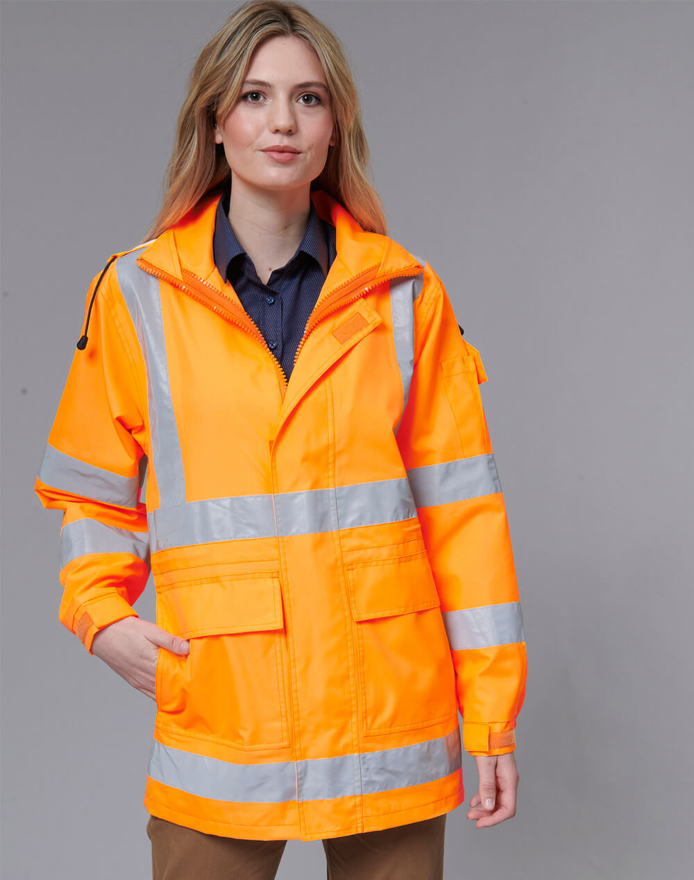 SW75 VIC Rail Hi Vis Safety Jacket - Unisex