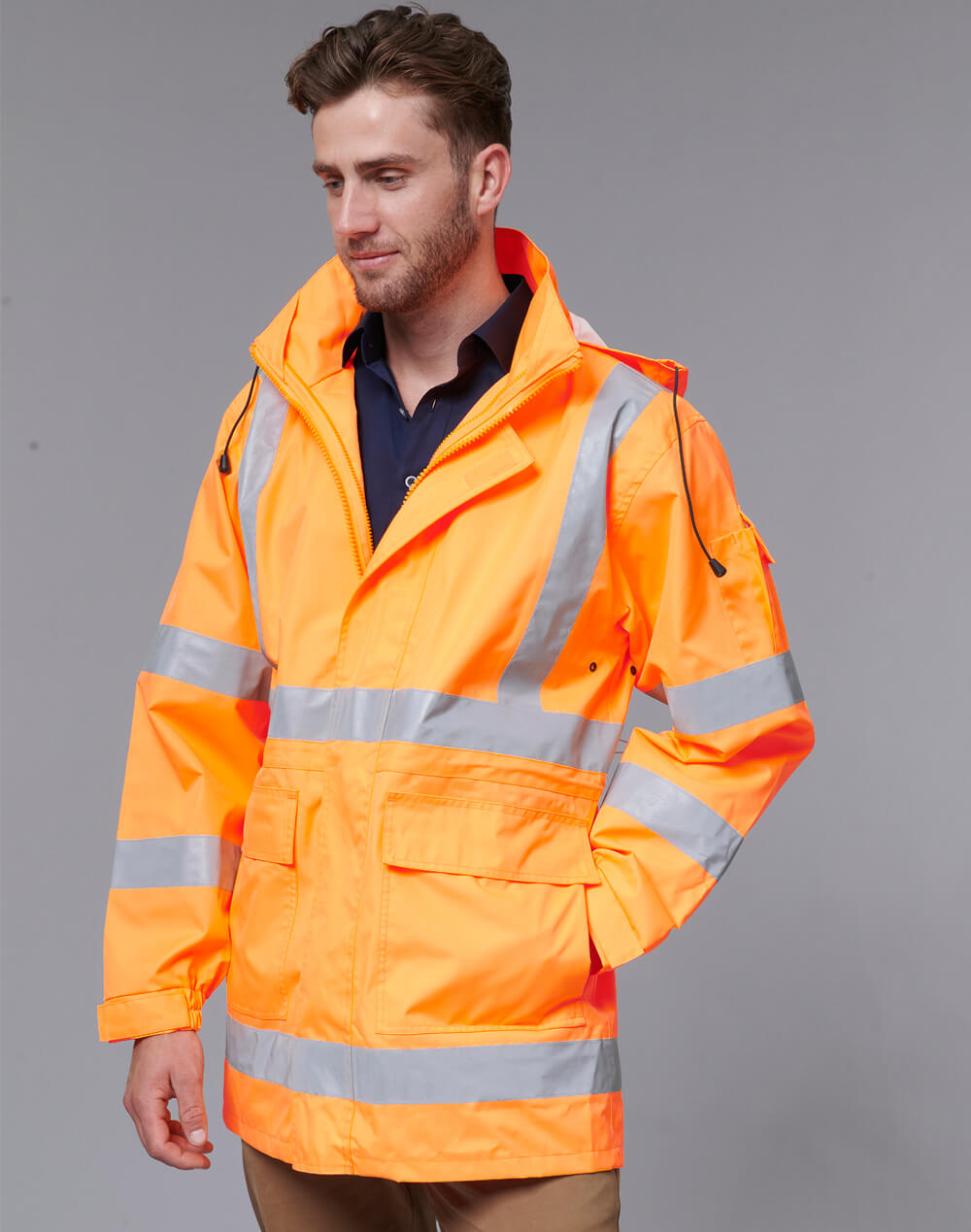 SW75 VIC Rail Hi Vis Safety Jacket - Unisex