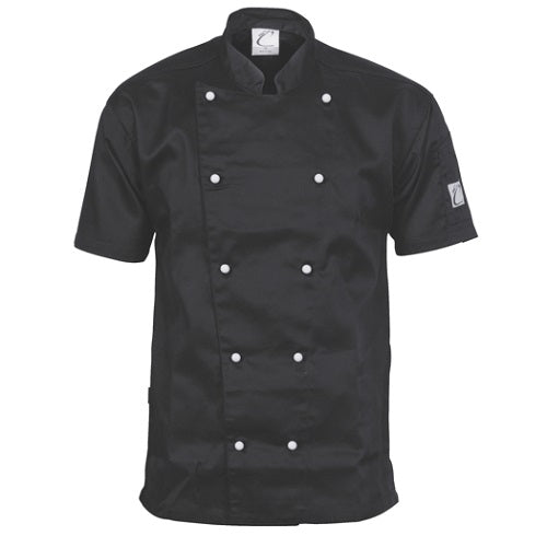 1101 DNC Traditional Chef Jacket Short Sleeve - dixiesworkwear