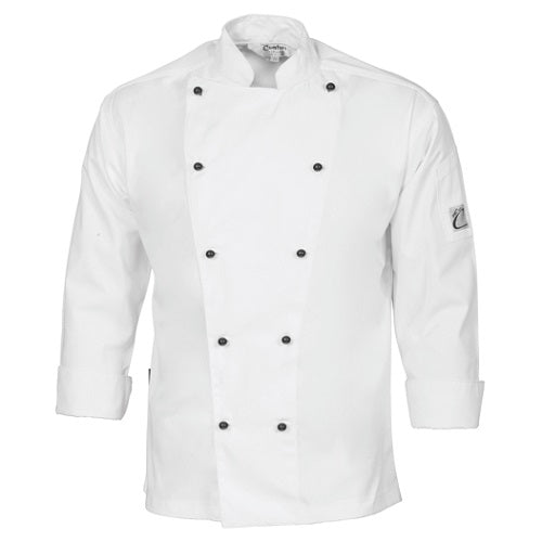 1102 Traditional Chef Jacket Long Sleeve - dixiesworkwear