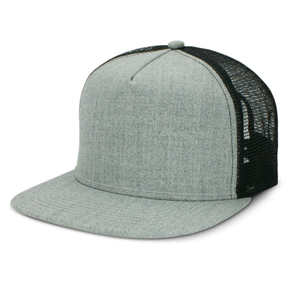 TC-114244 Jackson Flat Peak Trucker Cap - Printed