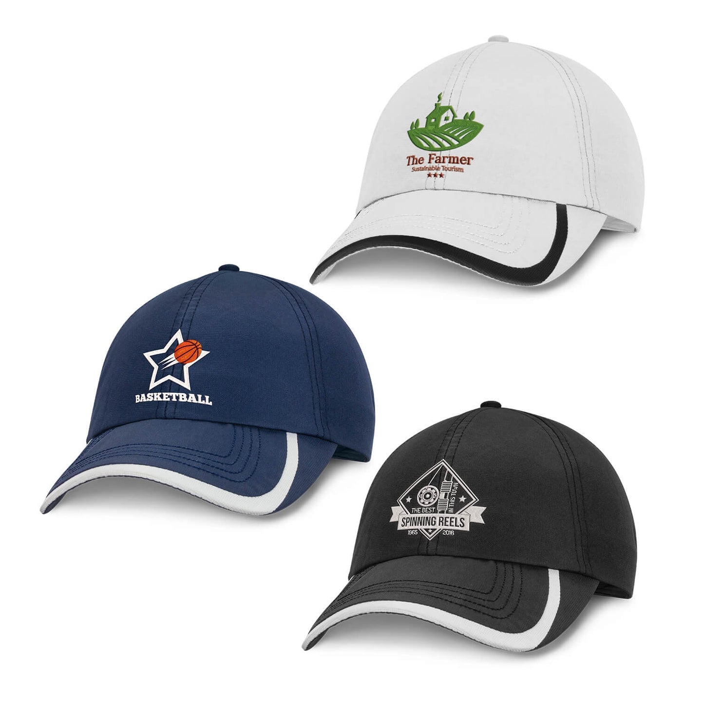 TC-115657 Sports Cap - Embroidered