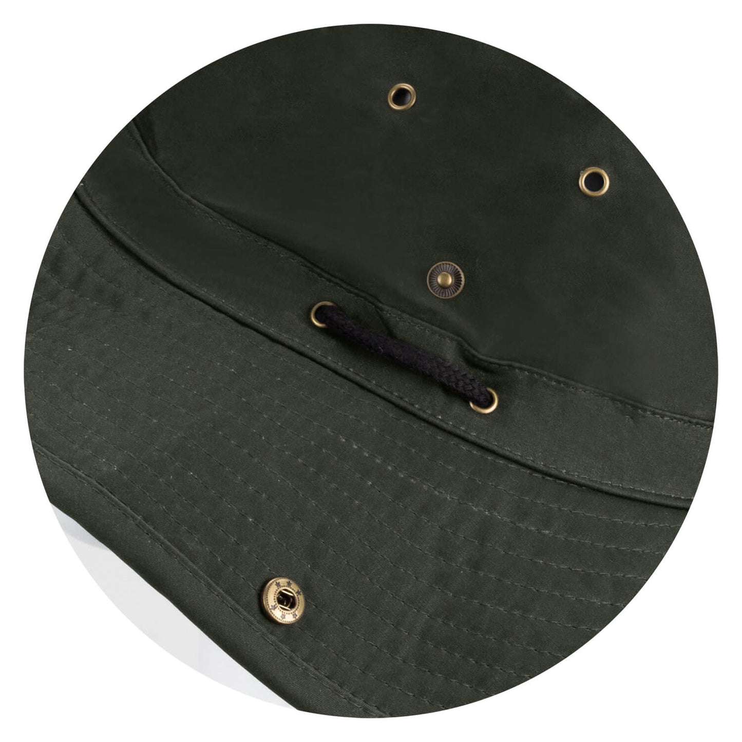 TC-119578 Oilskin Wide Brim Hat - Embroidered