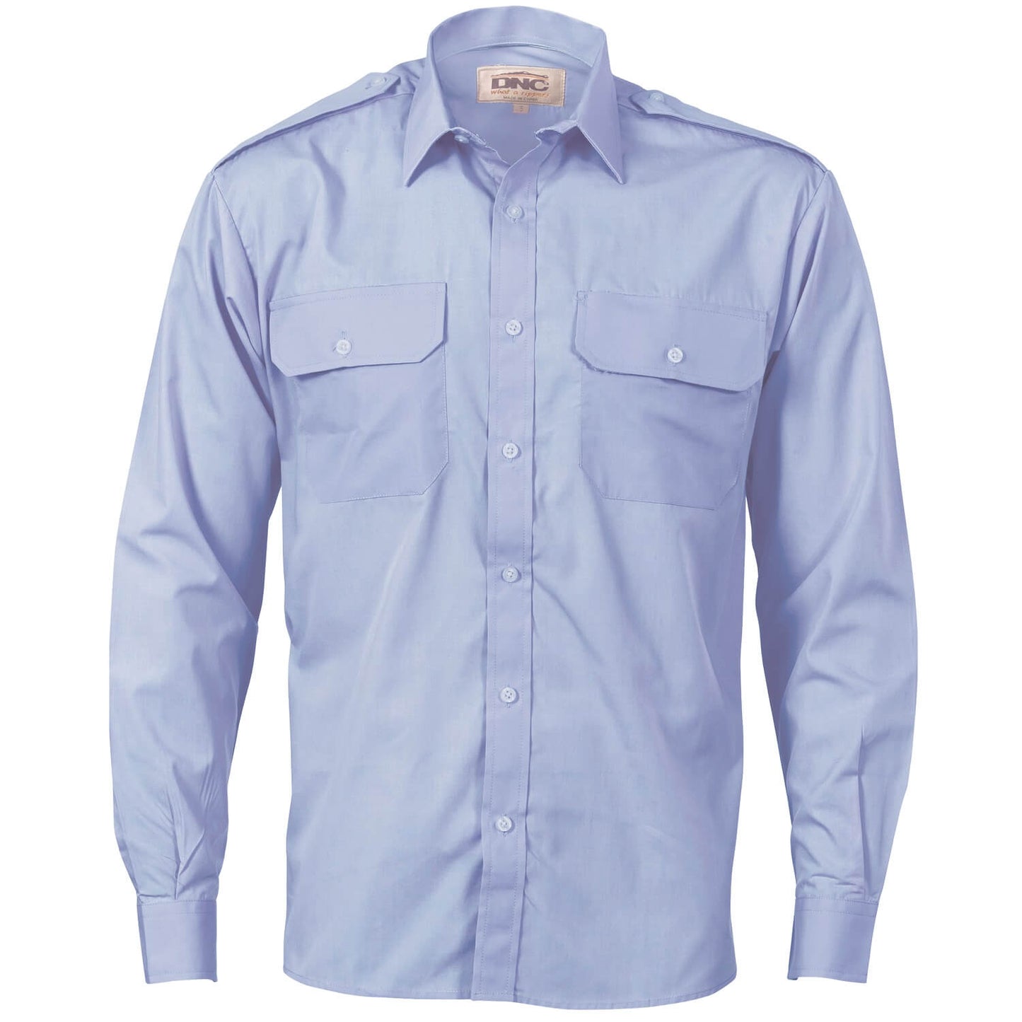 3214 Epaulette Work Shirt Long Sleeve