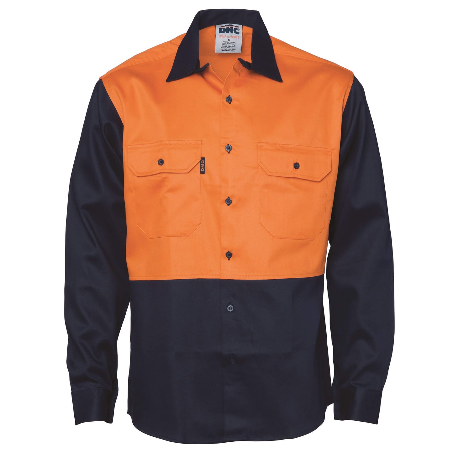 3406 Patron Saint® Flame Retardant Two Tone Drill Shirt - Long Sleeve