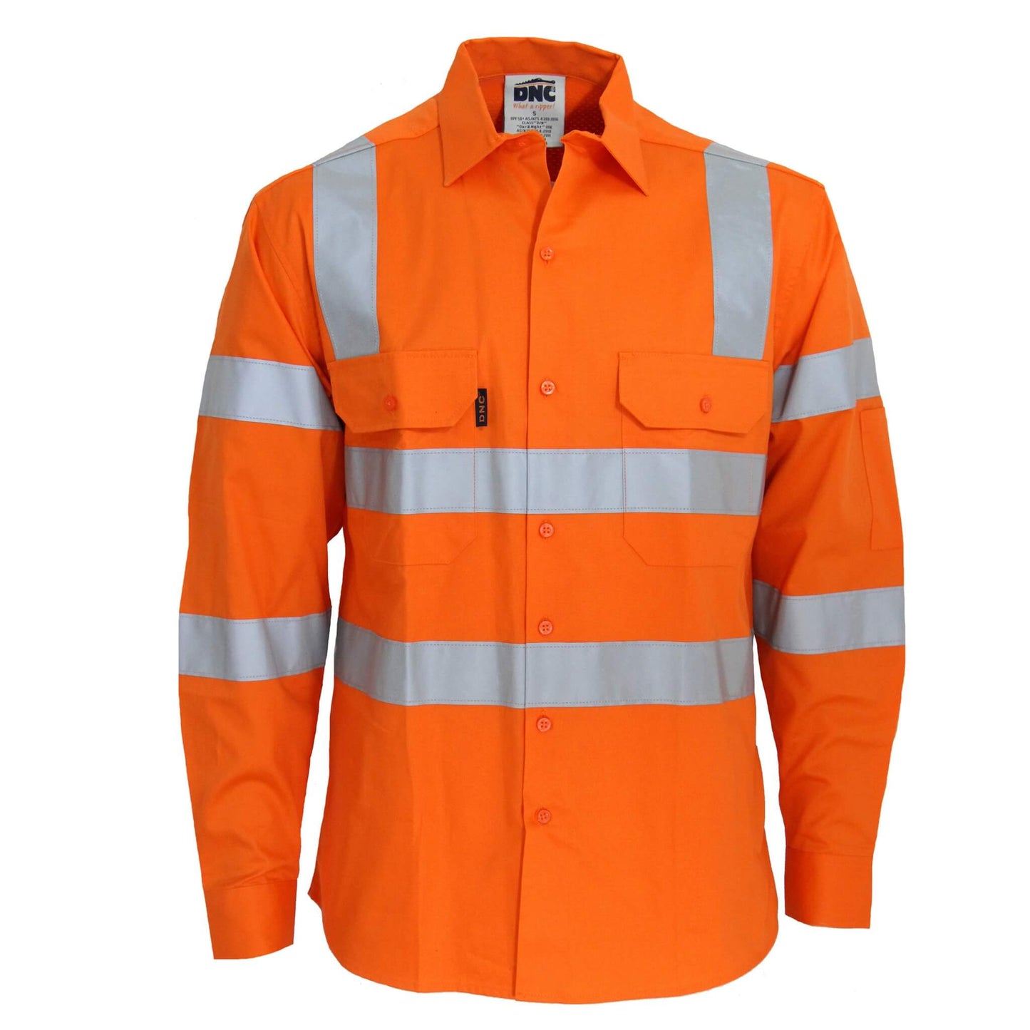 3543 Hi-Vis 3 way Cool-Breeze VIC Rail Shirt