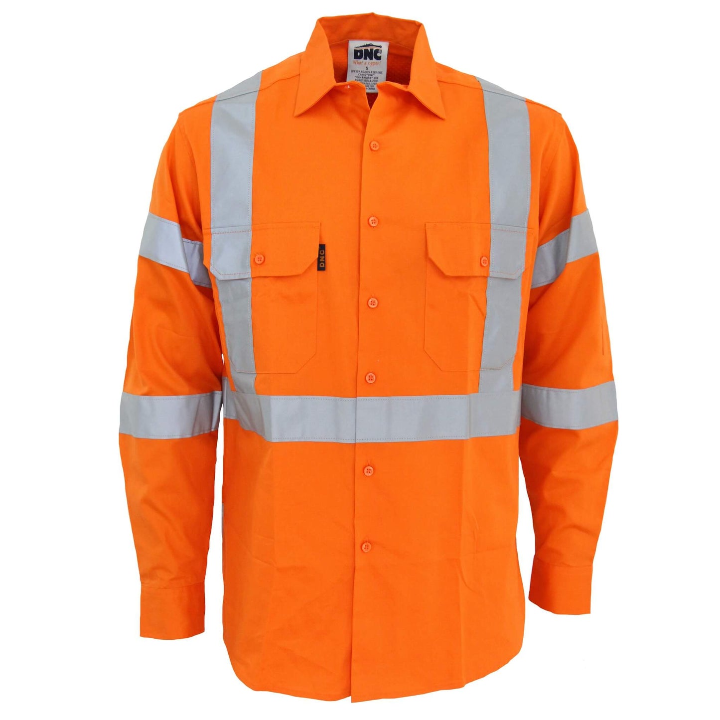 3545 HiVis 3 Way Vented "X" Back Biomotion Taped Shirt