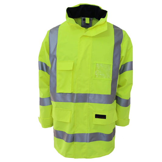 3571 HiVis Breathable Rain Jacket Biomotion Tape