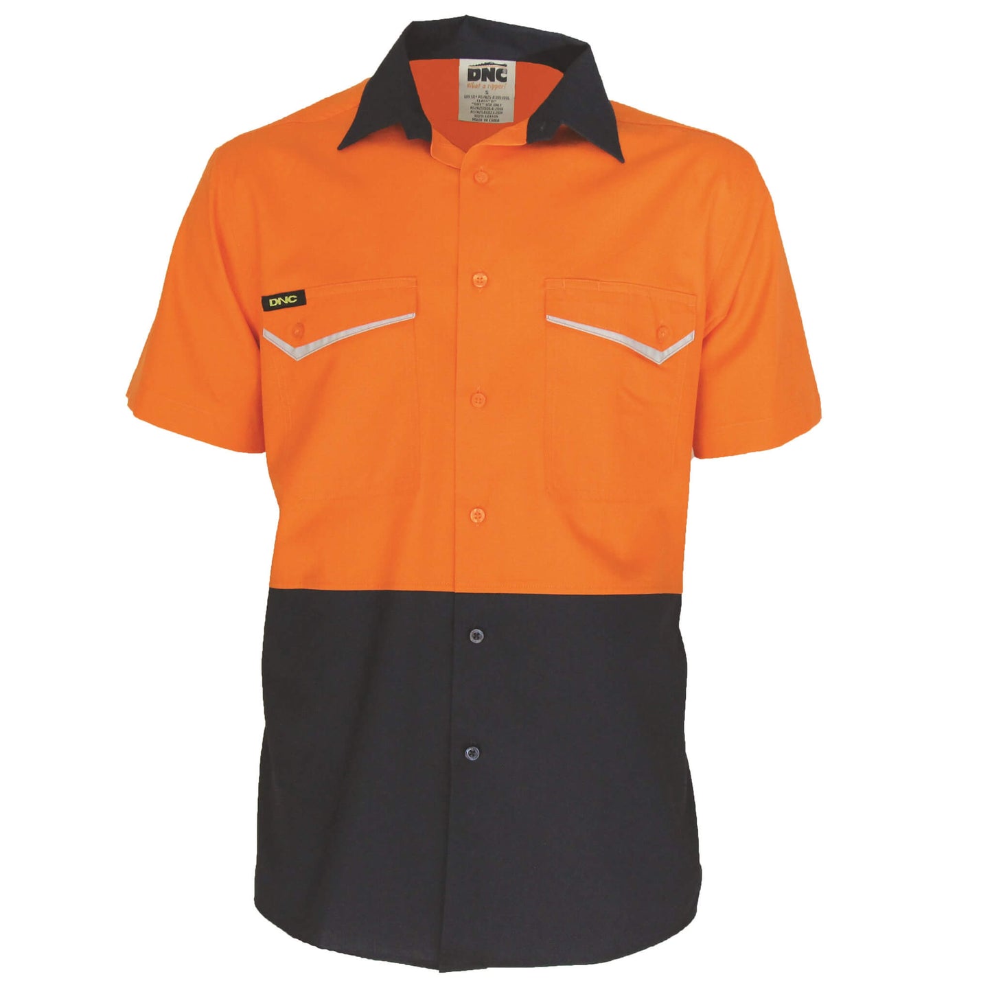 3585 Two-Tone RipStop Cotton Cool Shirt - Short Sleeve