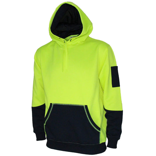 3721 Hivis 2 Tone Fleecy Hoodie