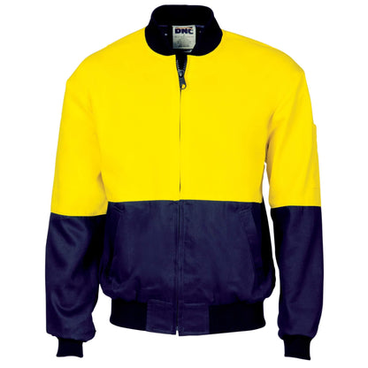 3757 HiVis Cotton Bomber Jacket