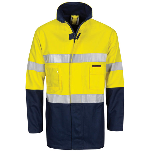 3767 HiVis Cotton Drill "2 in 1" Jacket