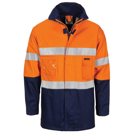 3767 HiVis Cotton Drill "2 in 1" Jacket