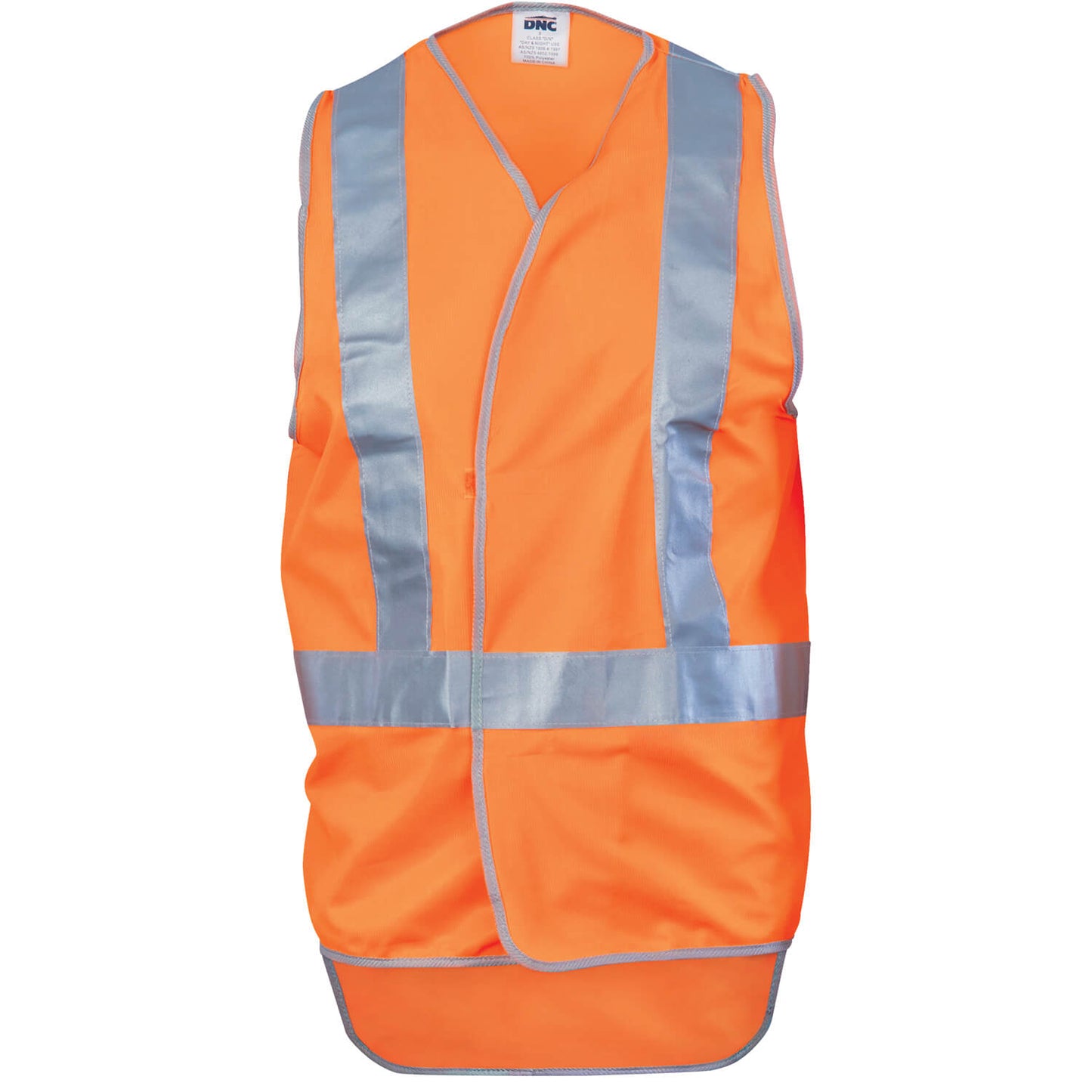 3802 Day/Night Cross Back Safety Vests With Tail