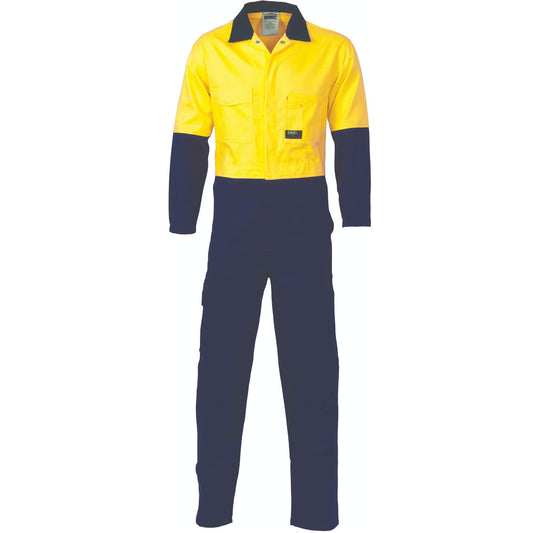 3851 HiVis Two Tone Cotton Coverall