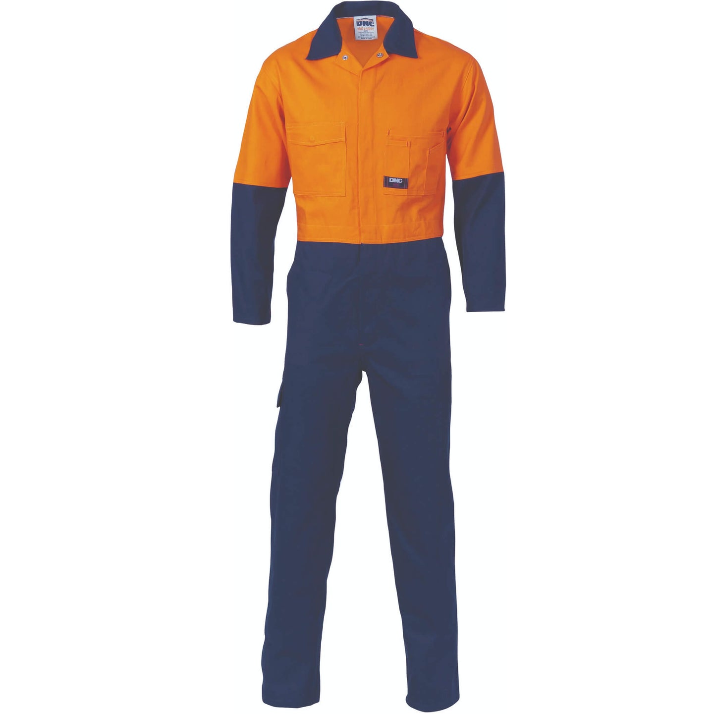 3851 HiVis Two Tone Cotton Coverall