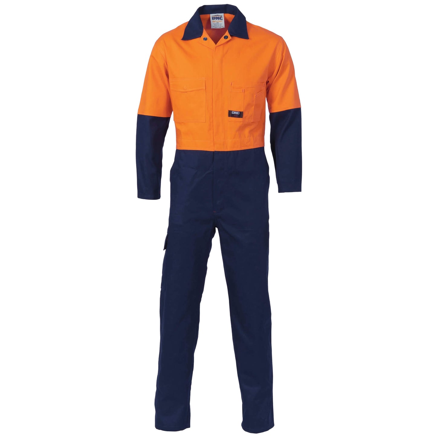 3852 HiVis Cool-Breeze 2-Tone Lightweight Cotton Coverall