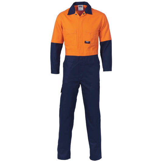 3852 HiVis Cool-Breeze 2-Tone Lightweight Cotton Coverall