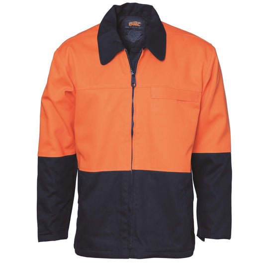 3868 - HiVis Two Tone Drill Jacket