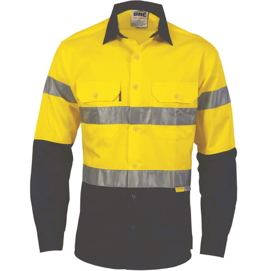 3886 HiVis Cool-Breeze Cotton Shirt Taped