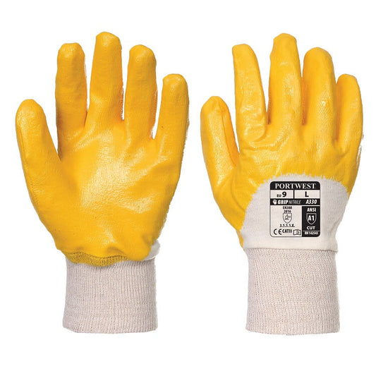 A330 Nitrile Light Knitwrist Glove - dixiesworkwear