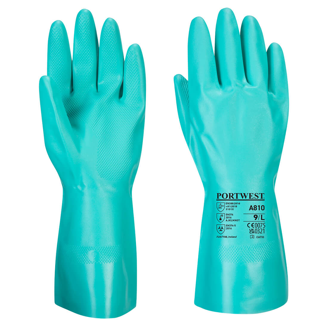 A810 - Nitrosafe Chemical Gauntlet - 5 Pairs