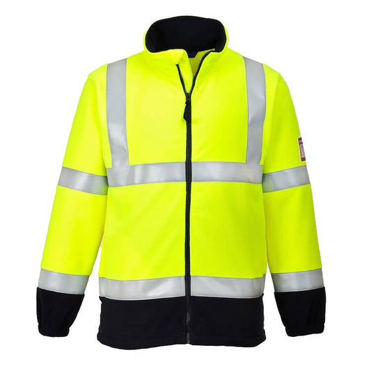 FR31 Flame Resistant Anti Static Hi Vis Fleece - dixiesworkwear