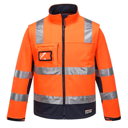 K8074 Chassis Jacket Softshell 2 in 1 - dixiesworkwear