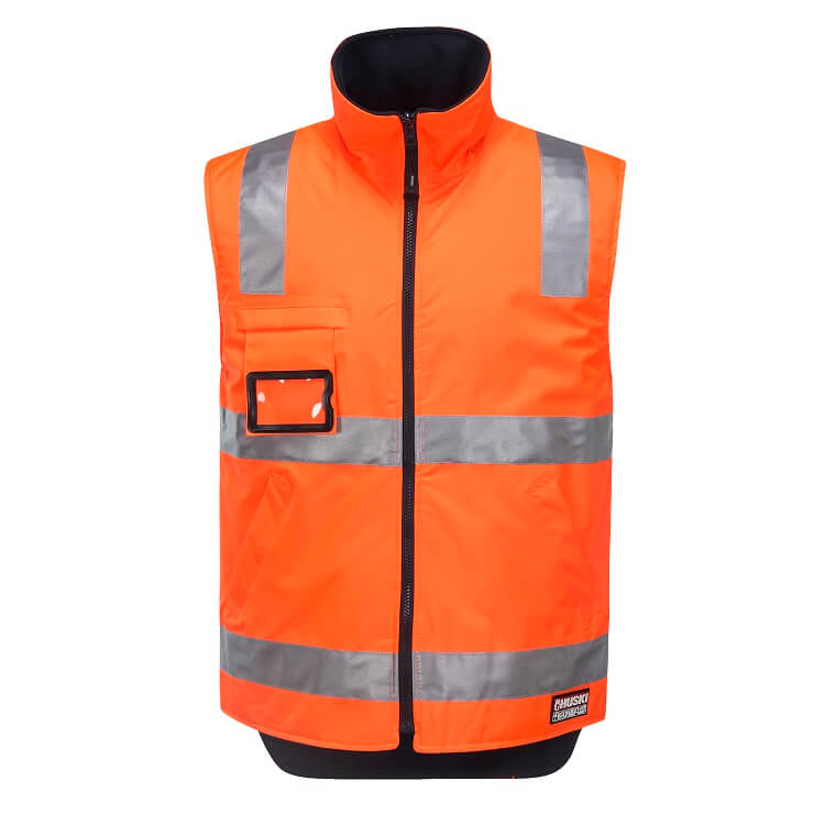 K8132 Reversible Polar Hi-Vis Traffic Vest - dixiesworkwear