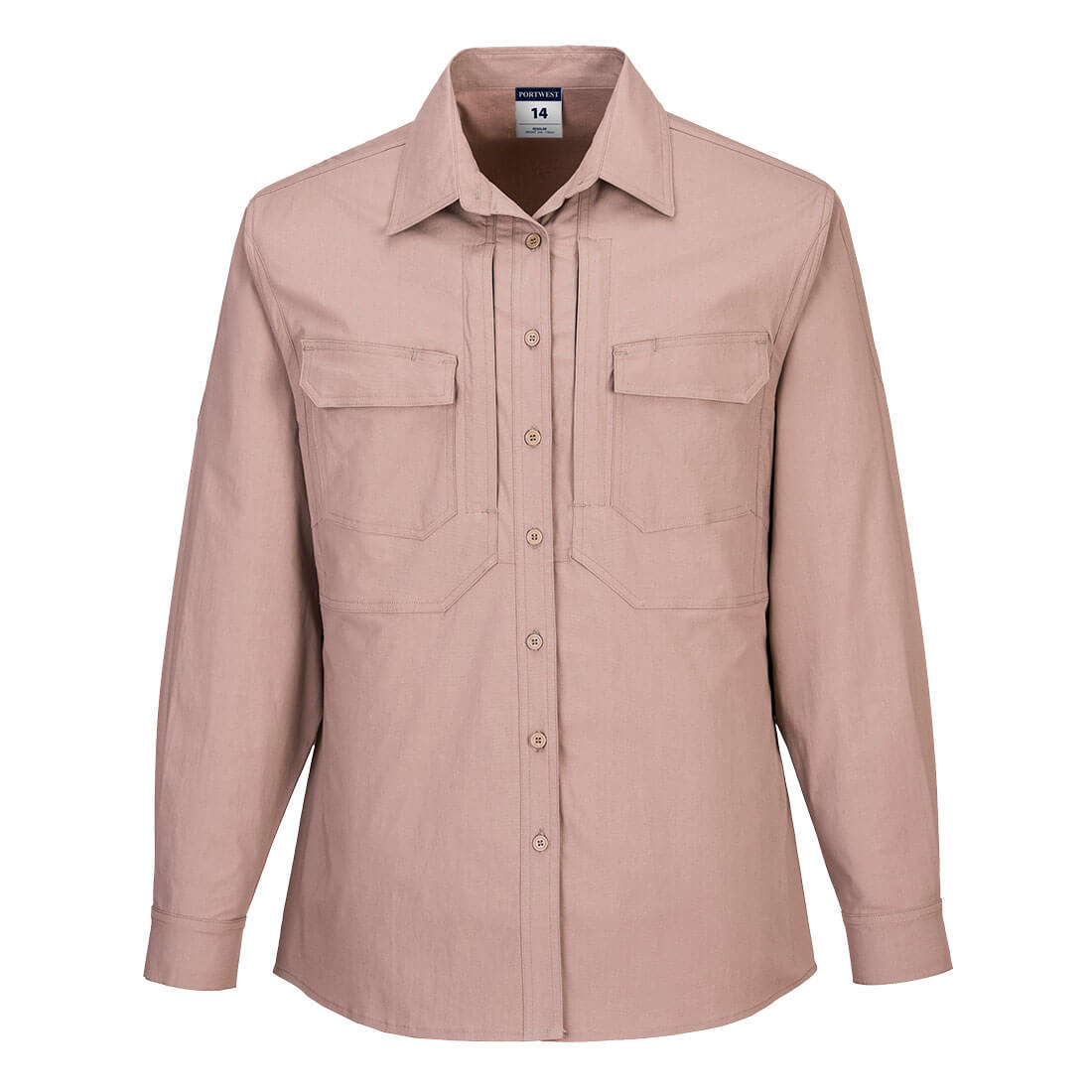 LS501 - Ladies Utility Stretch Long Sleeve Shirt