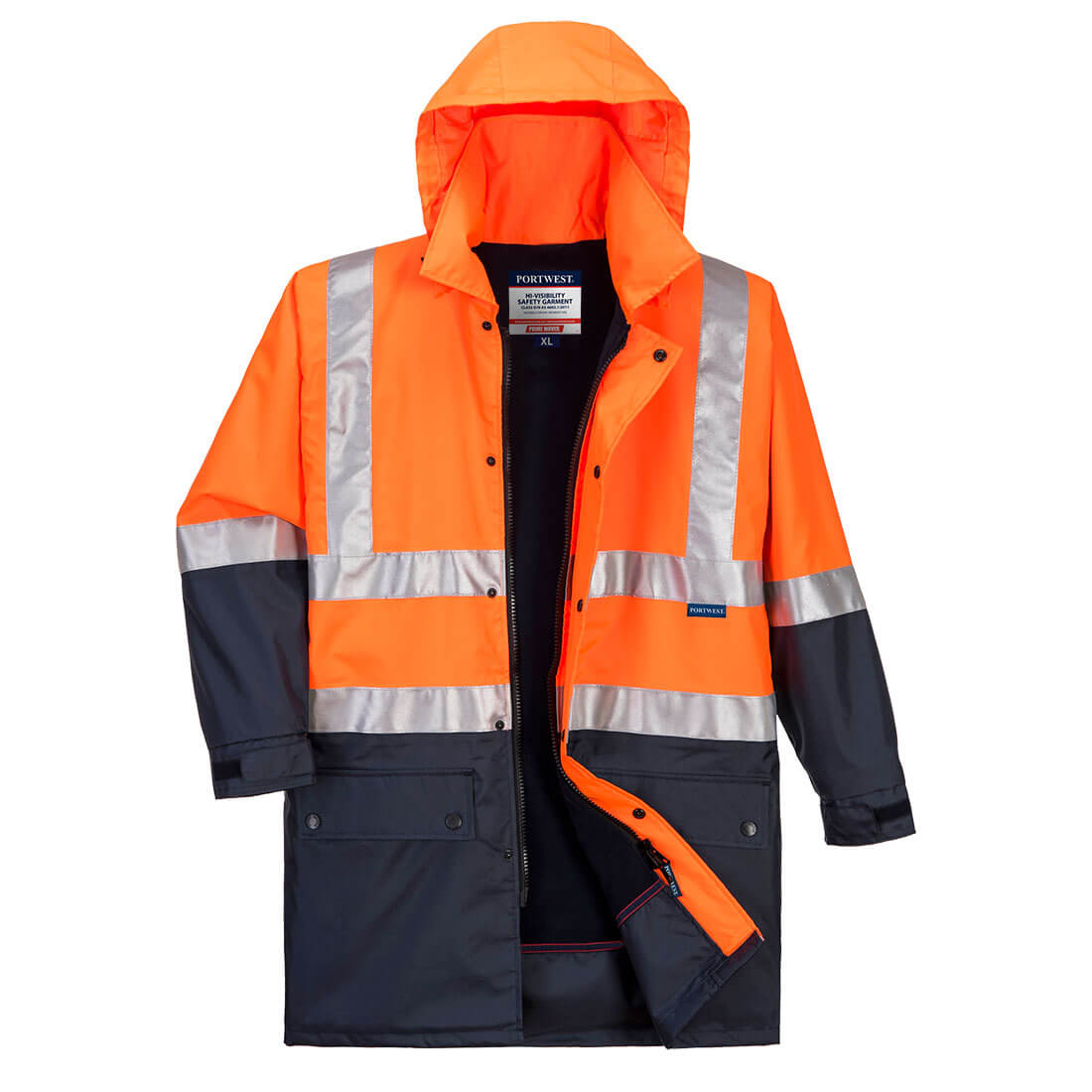 MJ208 Hi-Vis Jacket Fleece Lined