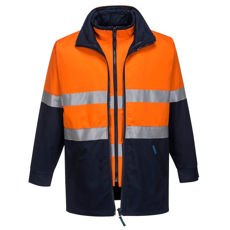 MJ777 Hume 4in1 100% Cotton Jacket - dixiesworkwear