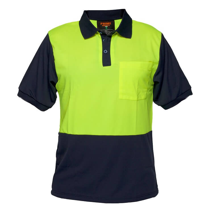 MP152 Two Toned Micro Mesh Polo - dixiesworkwear