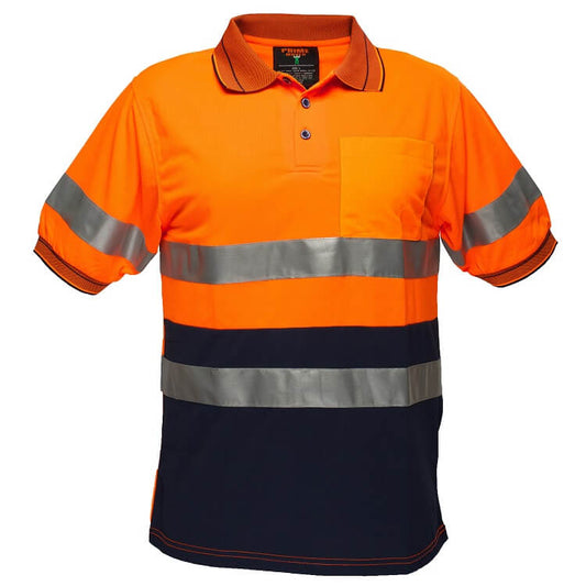 MP510 Short Sleeve Micro Mesh Polo with Tape - dixiesworkwear