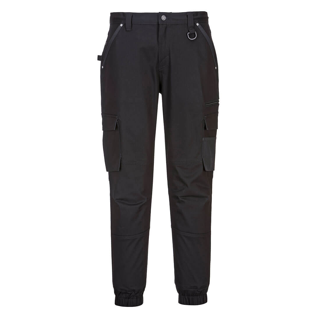 MP703 Cuffed Slim Fit Stretch Work Pants