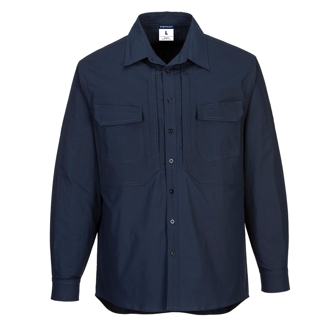 MS106 Utility Long Sleeve Stretch Work Shirt