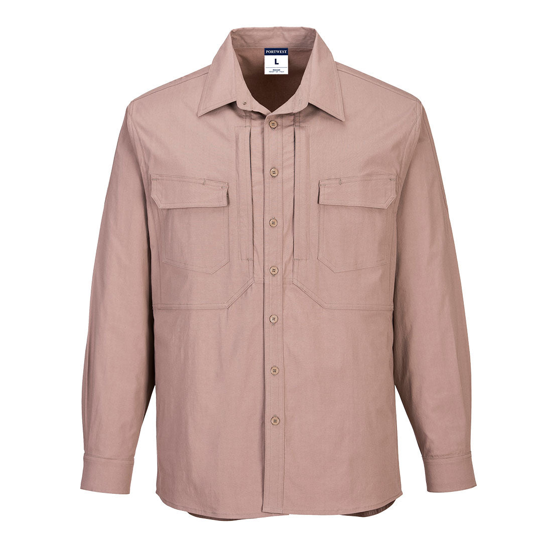 MS106 Utility Long Sleeve Stretch Work Shirt