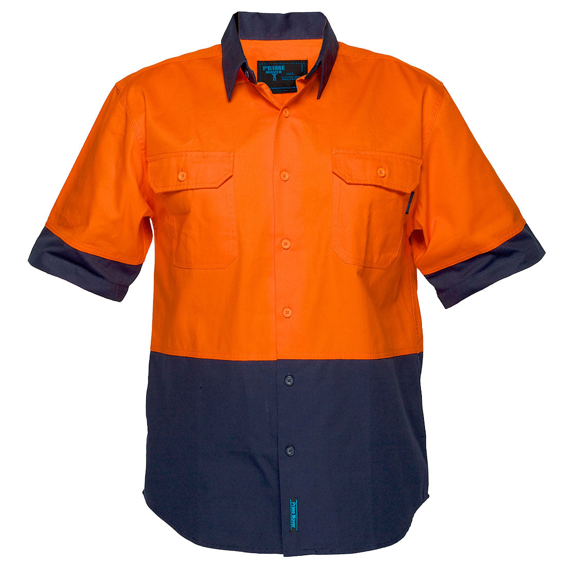 MS902 Hi-Vis Two Tone Regular Weight Short Sleeve Shirt