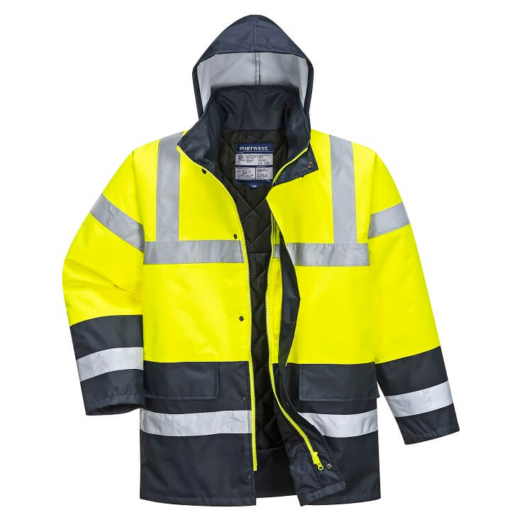 S466 Hi-Vis Two Tone Traffic Jacket - dixiesworkwear