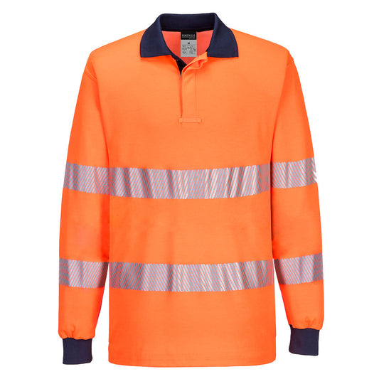 T186 - PW3 Hi-Vis Polo Shirt  L/S*