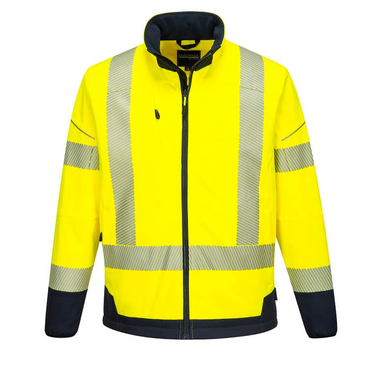 T404 PW3 Hi-Vis Contrast Softshell - dixiesworkwear